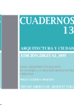 CUADERNOS ARQUITECTURA Y CIUDAD 13. LIMA
