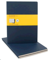 CAHIER XL SQUARED BLU COVER