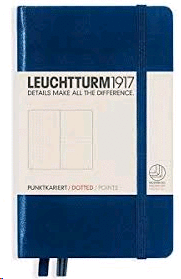 LEUCHTTURM1917 POCKET A6 PLAIN NAVY 342920