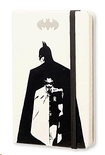 MOLESKINE LIMITED EDITION NOTEBOOK BATMAN RULED POCKET HARD COVER WHITE