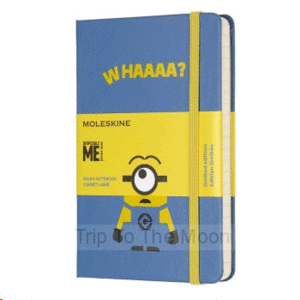 LE NOTEBOOK MINIONS POCKET RULED BLUE