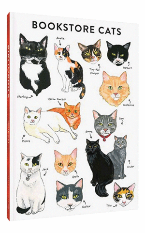 BIBLIOPHILE FLEXI JOURNAL: BOOKSTORE CATS