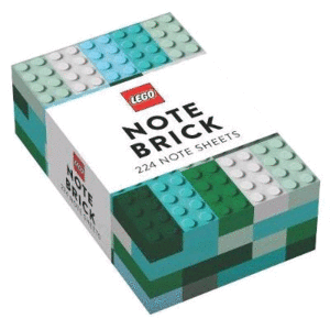 LEGO® NOTE BRICK (BLUE-GREEN)