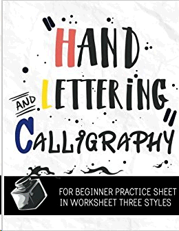 HAND LETTERING AND CALLIGRAPHY FOR BEGINNER PRACTICE SHEET