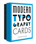 MODERN TYPOGRAPHY NOTECARDS