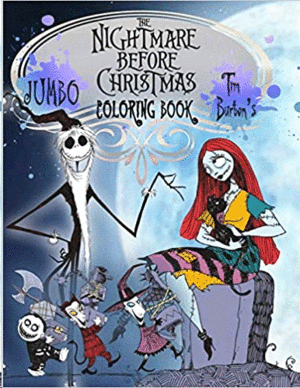 THE NIGHTMARE BEFORE CHRISTMAS COLORING BOOK
