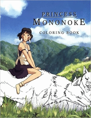 PRINCESS MONONOKE COLORING BOOK