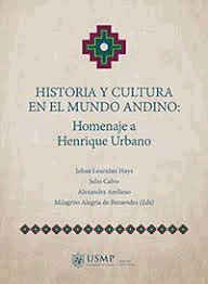 HISTORIA Y CULTURA EN EL MUNDO ANDINO