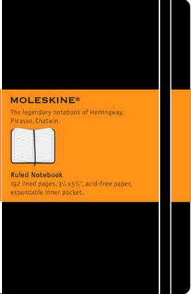 MOLESKINE CLASSIC NOTEBOOK POCKET RULED BLACK