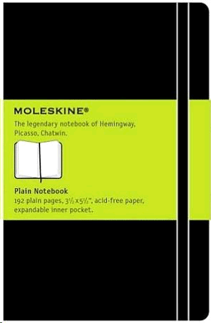MOLESKINE CLASSIC NOTEBOOK POCKET PLAIN BLACK