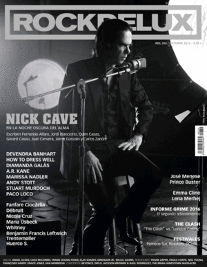 ROCKDELUX Nº 354 OCTUBRE 2016. NICK CAVE & THE BAD SEEDS