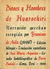 DIOSES Y HOMBRES DE HUAROCHIRI