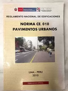 NORMA CE.010. PAVIMENTOS URBANOS