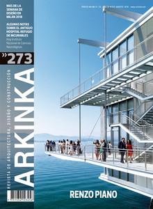 ARKINKA N° 273 AGOSTO 2018. RENZO PIANO