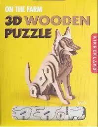 DOG 3D WOODEN PUZZLE