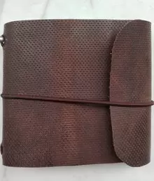LIBRETAS CON TAPAS DE CUERO MEDIANA 