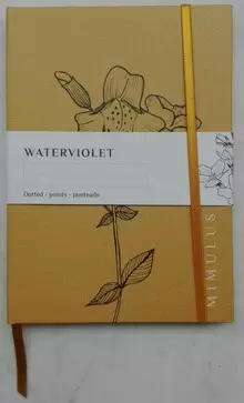 CUADERNO WATERVIOLET TAPA DURA DOTTED AMARILLO