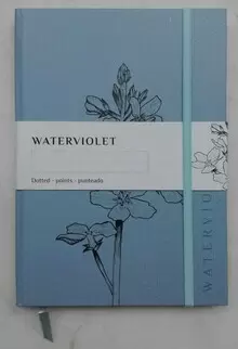 CUADERNO WATERVIOLET TAPA DURA DOTTED AZUL