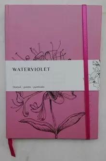 CUADERNO WATERVIOLET TAPA DURA DOTTED AZUL
