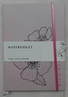 CUADERNO WATERVIOLET TAPA DURA DOTTED FUCSIA