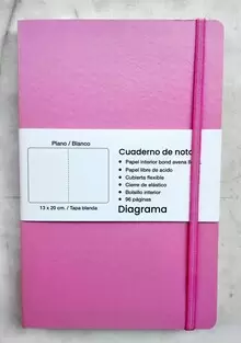 CUADERNO DE NOTAS ROSADO 13X20 DIAGRAMA