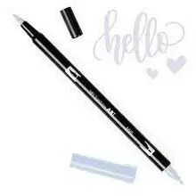 DUAL BRUSH PEN ART MARKER PINCEL + PUNTA FINA N95 GRIS FRIO 1