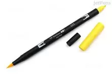 DUAL BRUSH PEN ART MARKER PINCEL + PUNTA FINA 055 AMARILLO PROCESADO