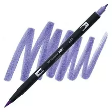 DUAL BRUSH PEN ART MARKER PINCEL + PUNTA FINA 603 PERI WINKLE