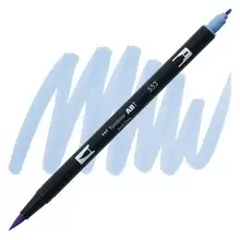 DUAL BRUSH PEN ART MARKER PINCEL + PUNTA FINA 553 BRUMA VIOLETA