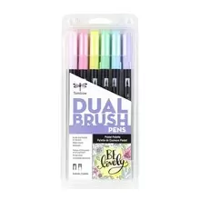 DUAL BRUSH PENS PASTEL PALETTE