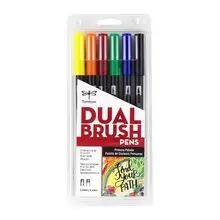 DUAL BRUSH PENS PRIMARY PALETTE