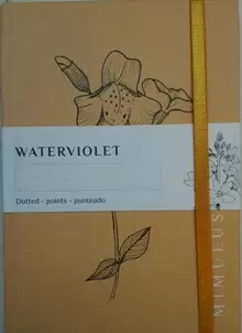 CUADERNO WATERVIOLET TAPA DURA A6 MIMULUS AMARILLO