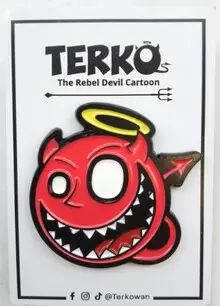 PIN REBEL DEVIL NARANJA
