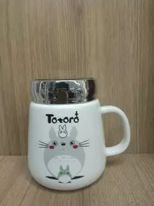 TAZA TOTORO CON TAPA 